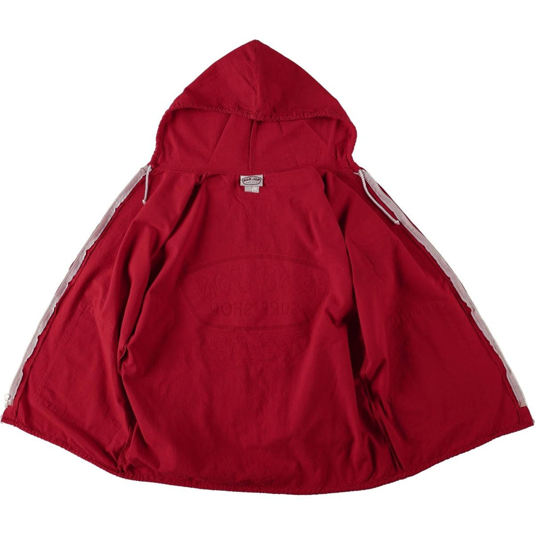90'S Ron John SURF SHOP COZMEL Cotton Hoodie, Men's Size M (approx.) cotton red type Vintage Second Hand