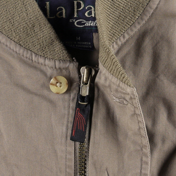 90'S Catalina La Paz Derby Jacket Cup Shoulder Jacket Men's Size M (approx.) Vintage cotton Khaki type brown Vintage Second Hand
