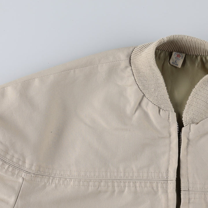 Derby Jacket Cup Shoulder Jacket Made in USA Men's Size L (Equivalent) Vintage unclear Beige type Vintage Second Hand