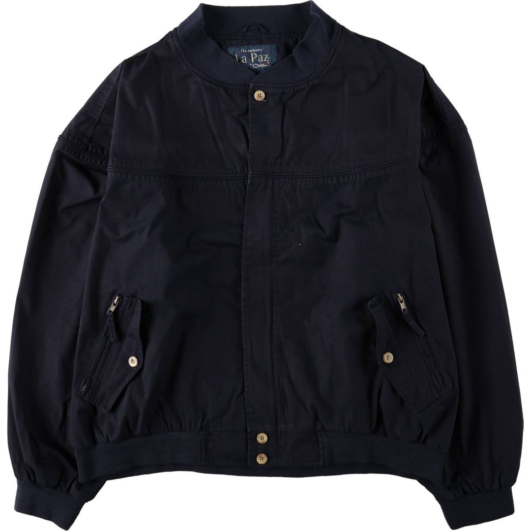 90'S Catalina La Paz Derby Jacket, Cup Shoulder, Men's XL, Vintage cotton navy blue type Vintage Second Hand