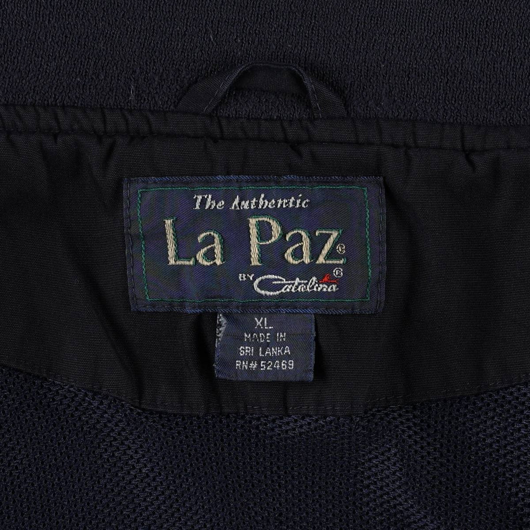 90'S Catalina La Paz Derby Jacket, Cup Shoulder, Men's XL, Vintage cotton navy blue type Vintage Second Hand