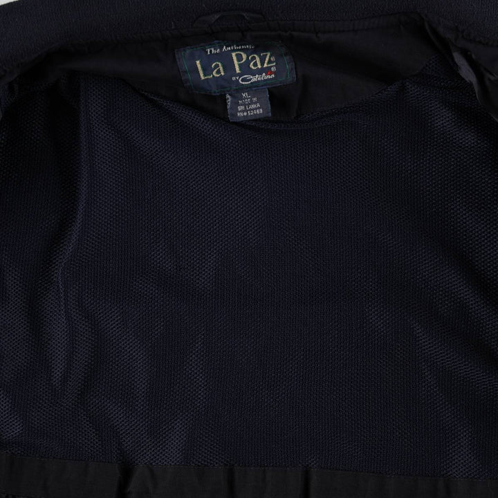 90'S Catalina La Paz Derby Jacket, Cup Shoulder, Men's XL, Vintage cotton navy blue type Vintage Second Hand