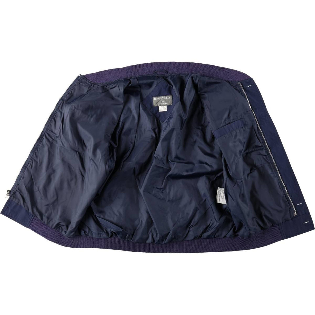 HONNEYWELL AND TODD Derby Jacket, Cup Shoulder Jacket, Men's Size M cotton navy blue type Vintage Second Hand