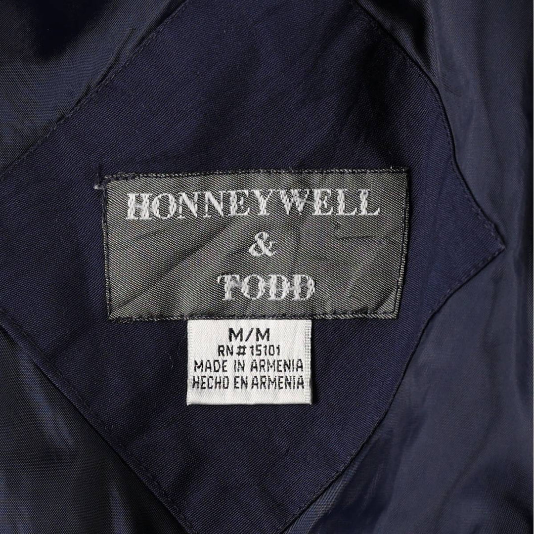 HONNEYWELL AND TODD Derby Jacket, Cup Shoulder Jacket, Men's Size M cotton navy blue type Vintage Second Hand