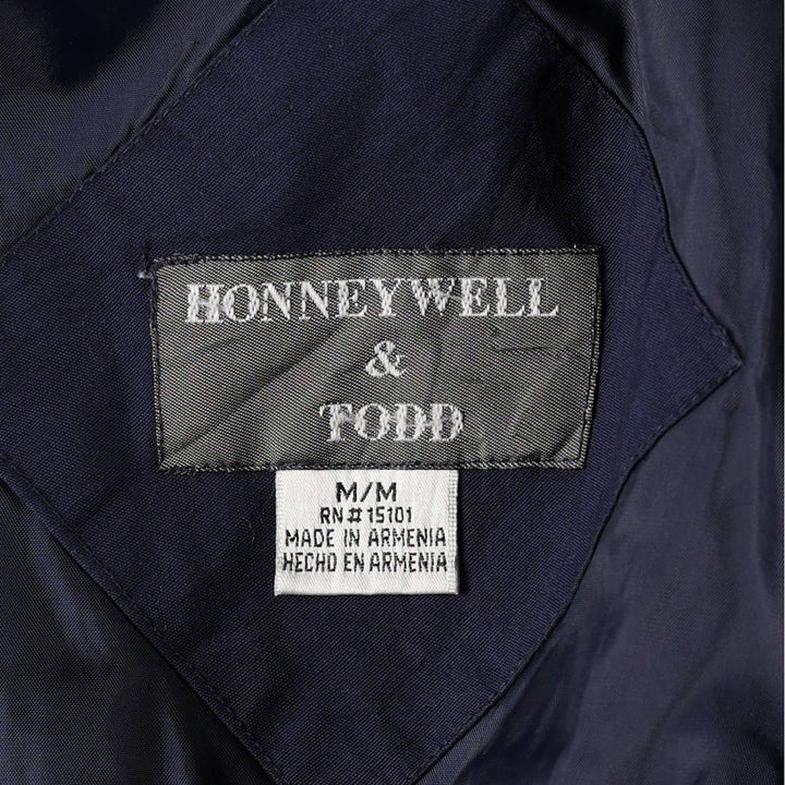 HONNEYWELL AND TODD Derby Jacket, Cup Shoulder Jacket, Men's Size M cotton navy blue type Vintage Second Hand