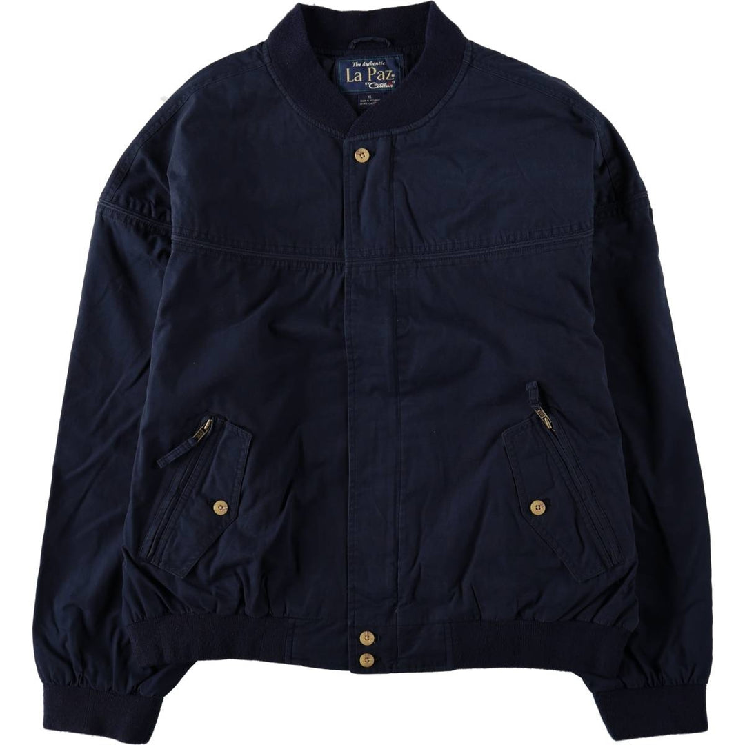 90'S Catalina La Paz Derby Jacket, Cup Shoulder, Men's XL, Vintage cotton navy blue type Vintage Second Hand