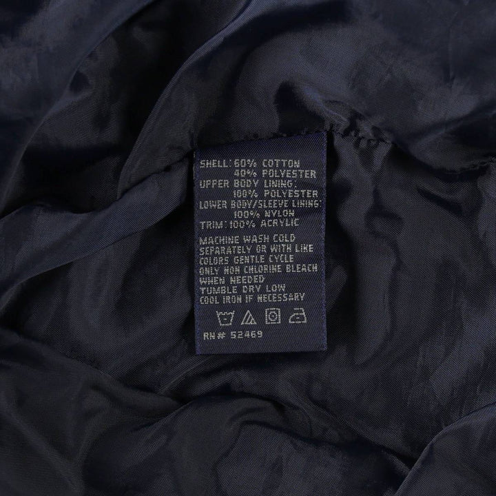 90'S Catalina La Paz Derby Jacket, Cup Shoulder, Men's XL, Vintage cotton navy blue type Vintage Second Hand