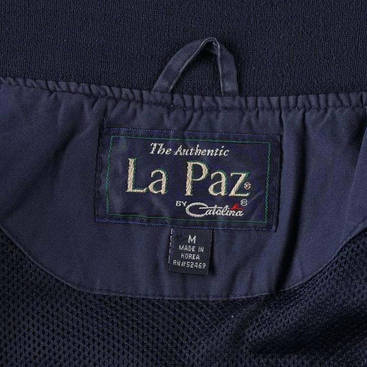 Catalina La Paz Derby Jacket Cup Shoulder Jacket Men's Size M cotton navy blue type Vintage Second Hand