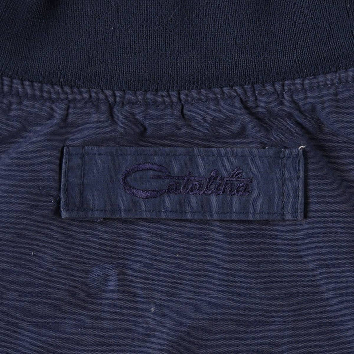 Catalina La Paz Derby Jacket Cup Shoulder Jacket Men's Size M cotton navy blue type Vintage Second Hand