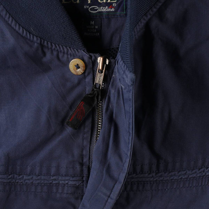 Catalina La Paz Derby Jacket Cup Shoulder Jacket Men's Size M cotton navy blue type Vintage Second Hand