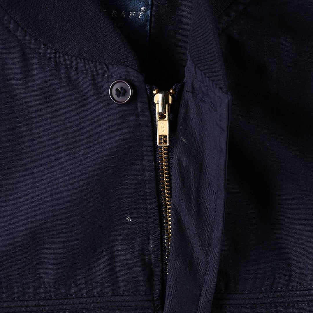 Vintage 80s-90'S Town Craft Derby Jacket, Cup Shoulder, Men's XL cotton navy blue type Vintage Second Hand