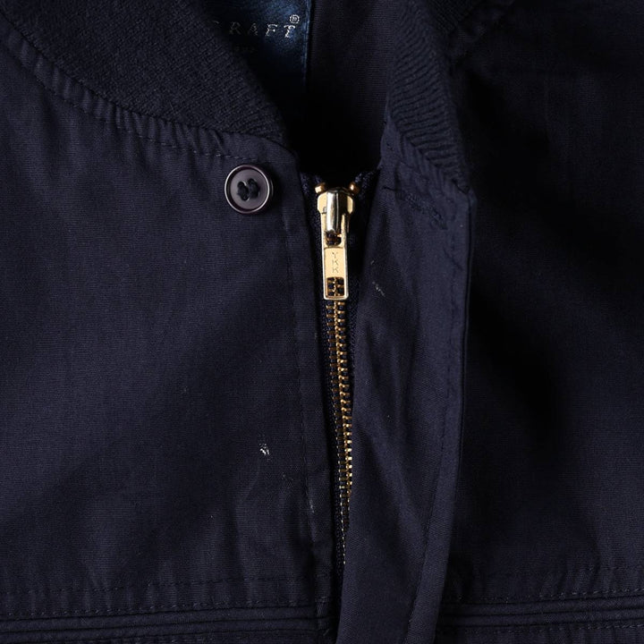 Vintage 80s-90'S Town Craft Derby Jacket, Cup Shoulder, Men's XL cotton navy blue type Vintage Second Hand