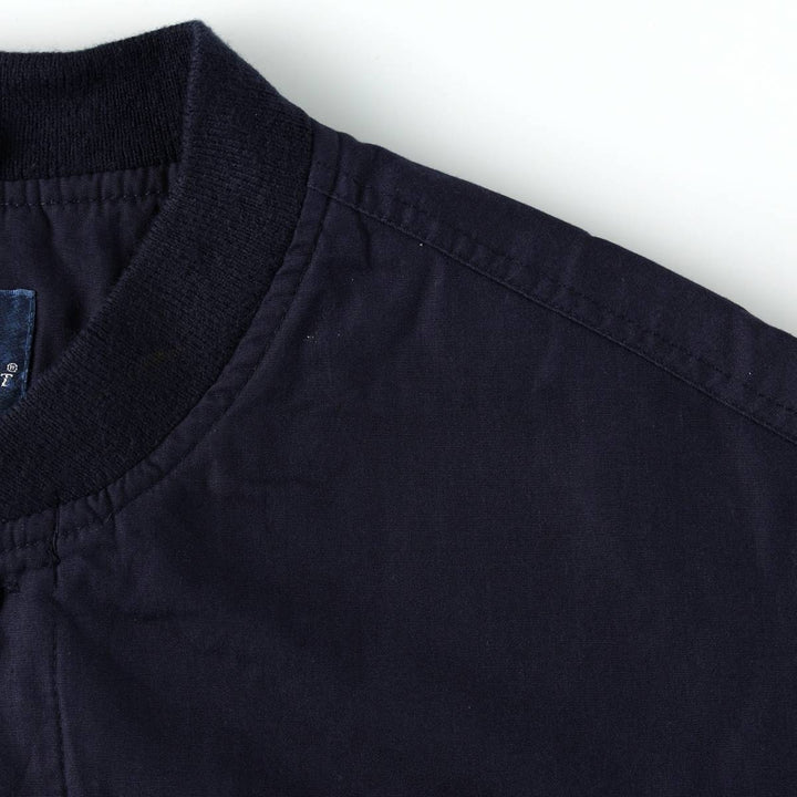Vintage 80s-90'S Town Craft Derby Jacket, Cup Shoulder, Men's XL cotton navy blue type Vintage Second Hand