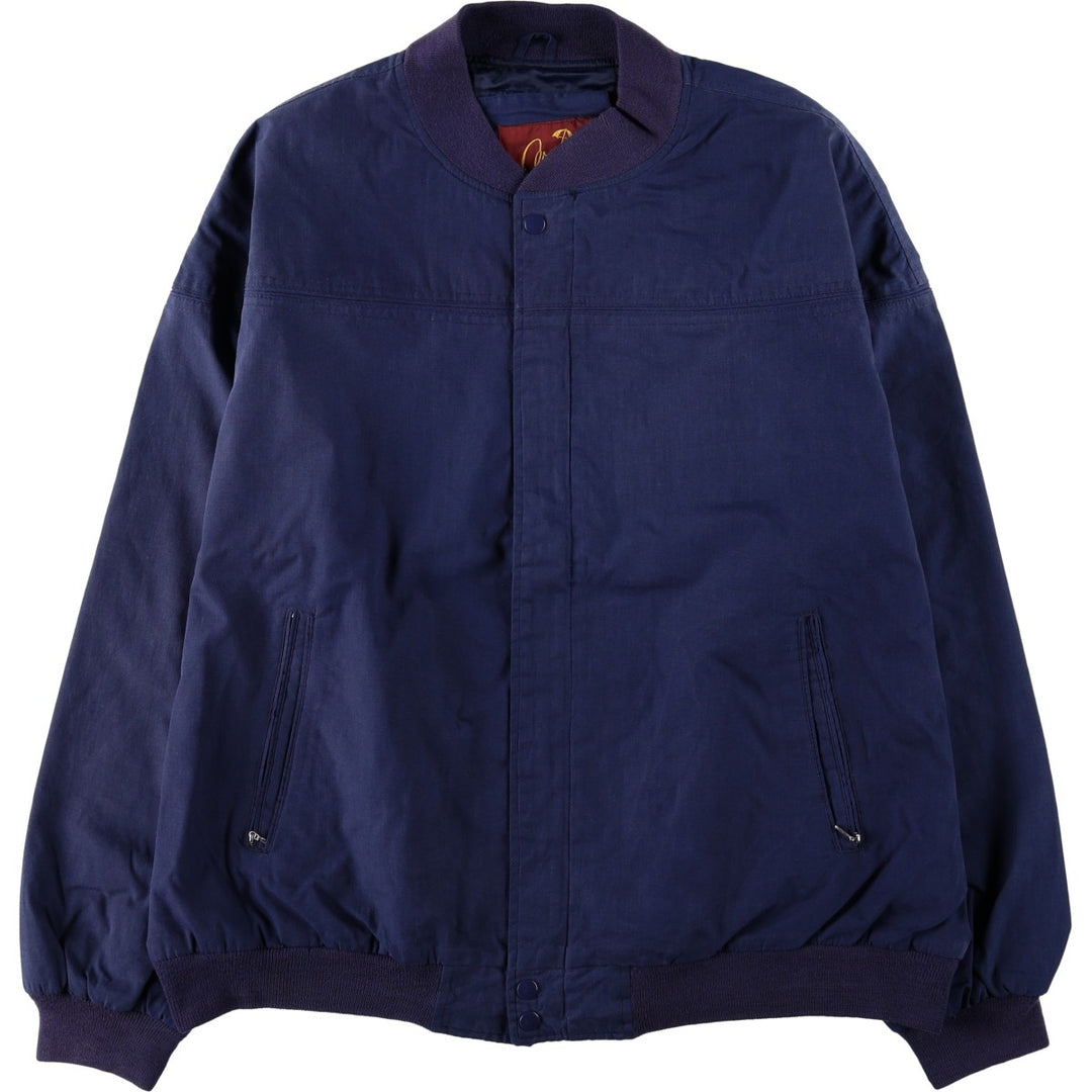 1990'S Arnold Palmer Arnie Derby Jacket Cup Shoulder Jacket Men's XL equivalent Vintage polyester navy blue type Vintage Second Hand