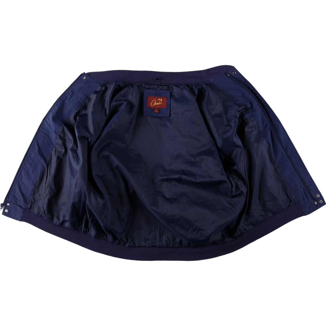 1990'S Arnold Palmer Arnie Derby Jacket Cup Shoulder Jacket Men's XL equivalent Vintage polyester navy blue type Vintage Second Hand