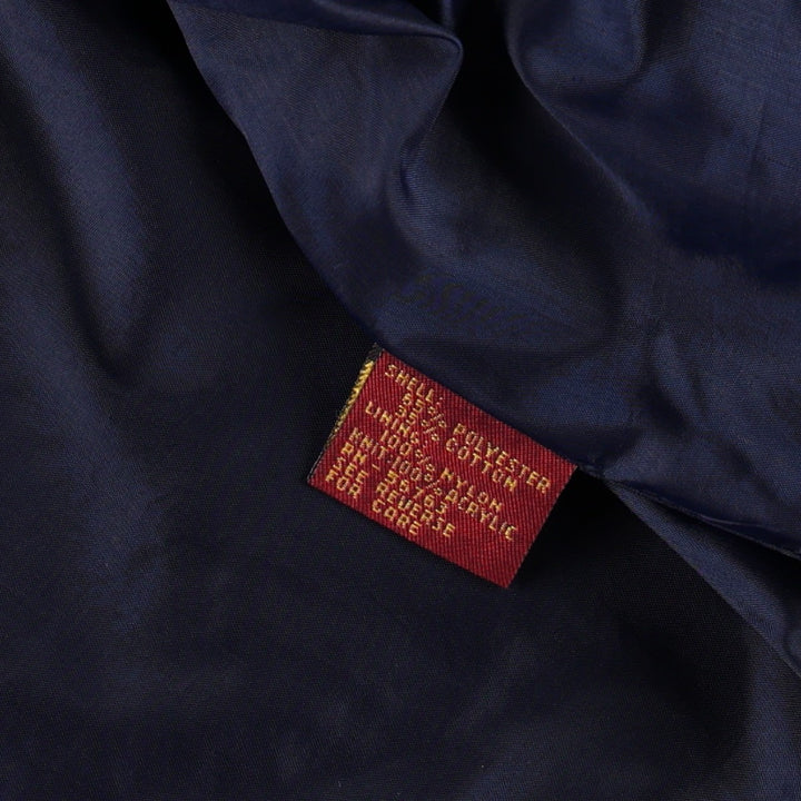 1990'S Arnold Palmer Arnie Derby Jacket Cup Shoulder Jacket Men's XL equivalent Vintage polyester navy blue type Vintage Second Hand