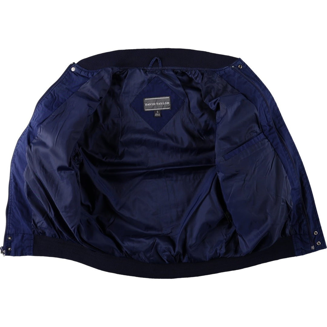 1990'S David Taylor Derby Jacket, Cup Shoulder Jacket, Men's Size S (approx.), Vintage cotton navy blue type Vintage Second Hand