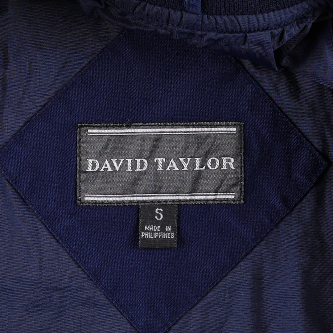 1990'S David Taylor Derby Jacket, Cup Shoulder Jacket, Men's Size S (approx.), Vintage cotton navy blue type Vintage Second Hand