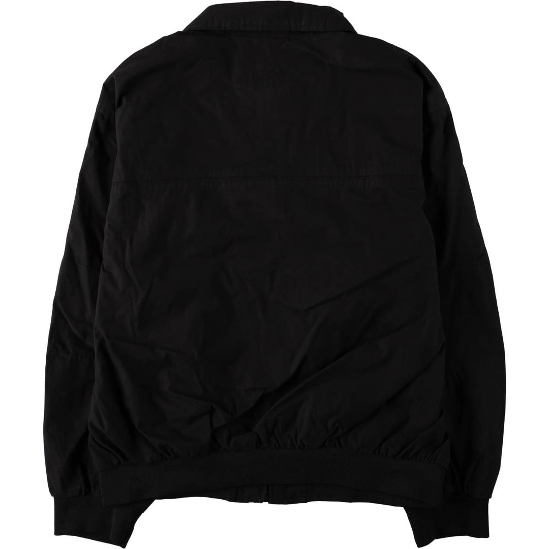 90'S Northwest Territory collared blouson, large size cotton black type Vintage Second Hand