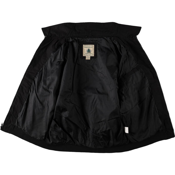 90'S Northwest Territory collared blouson, large size cotton black type Vintage Second Hand