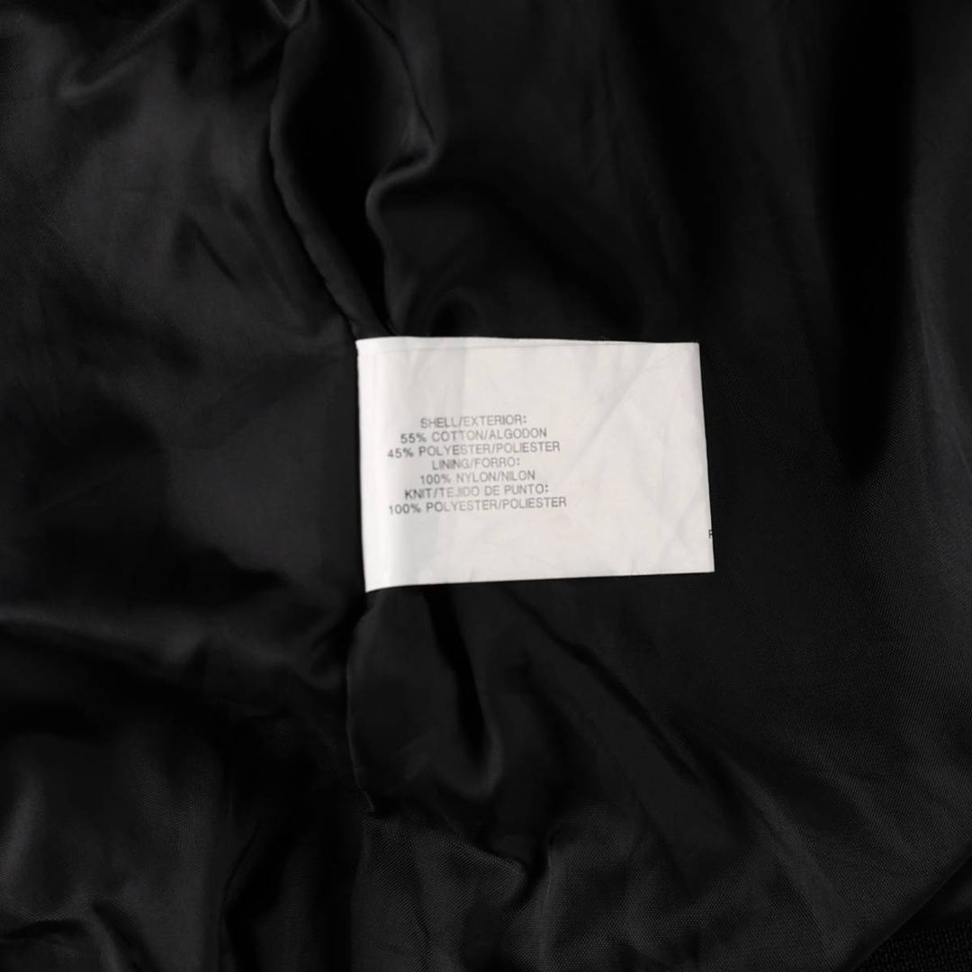 90'S Northwest Territory collared blouson, large size cotton black type Vintage Second Hand