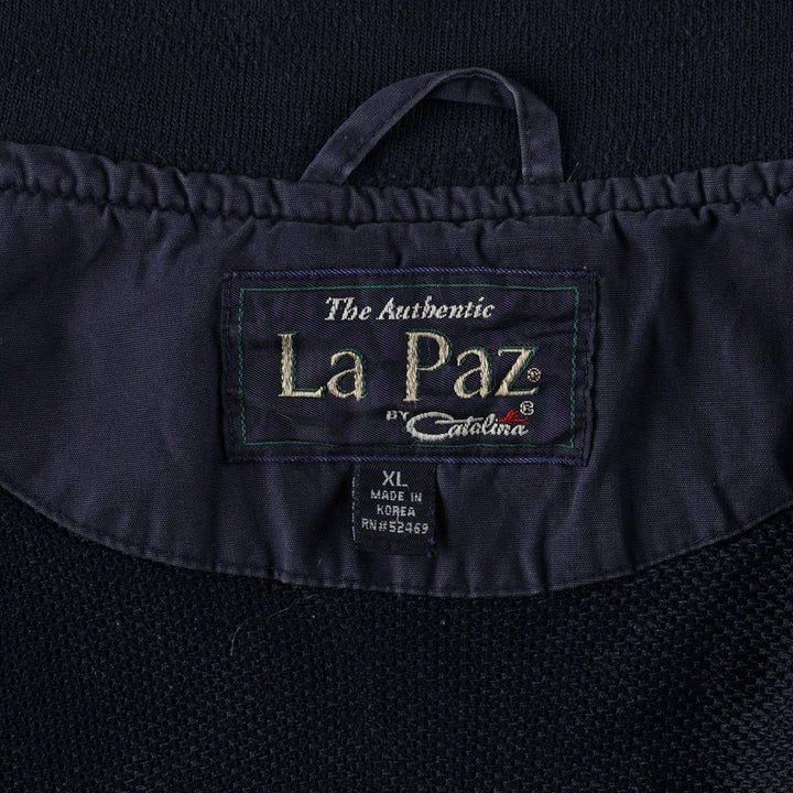 90'S Catalina La Paz Derby Jacket, Cup Shoulder, Men's XL, Vintage cotton navy blue type Vintage Second Hand