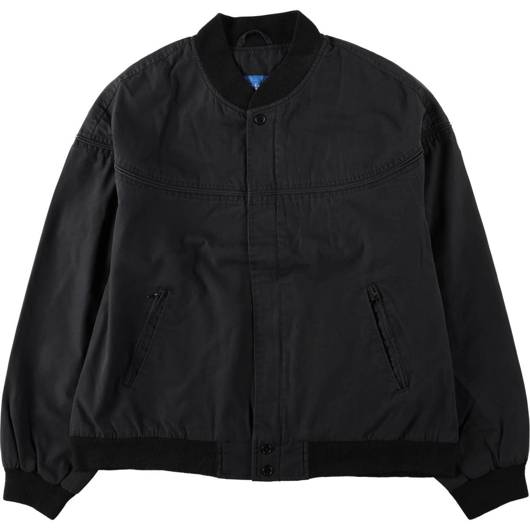 Vintage 80s-90'S Town Craft Derby Jacket, Cup Shoulder, Men's XL cotton black type Vintage Second Hand