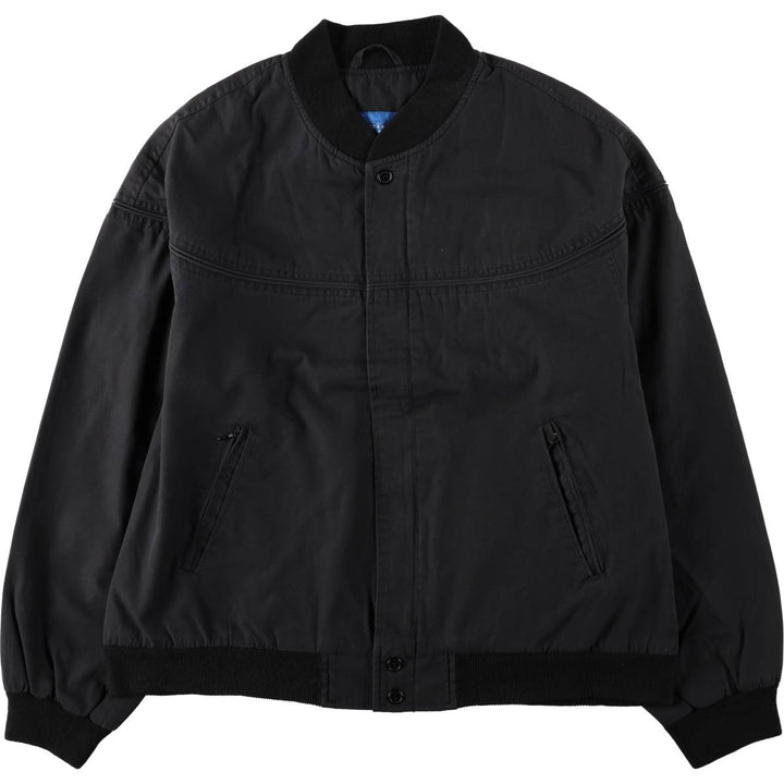 Vintage 80s-90'S Town Craft Derby Jacket, Cup Shoulder, Men's XL cotton black type Vintage Second Hand