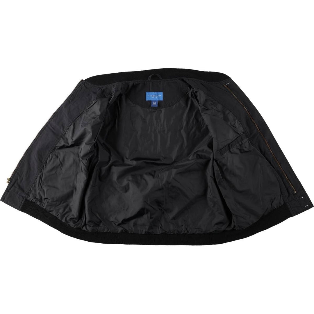 Vintage 80s-90'S Town Craft Derby Jacket, Cup Shoulder, Men's XL cotton black type Vintage Second Hand