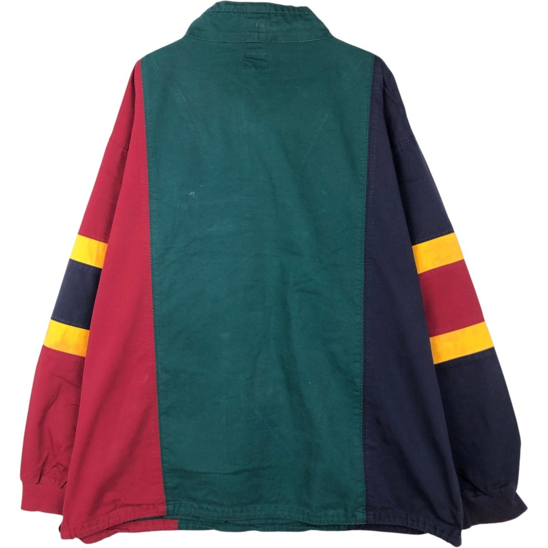 90'S GAP Old Gap Crazy Pattern Cotton Pullover Anorak Jacket, Men's XL (approx.) cotton Green type dark green Vintage Second Hand