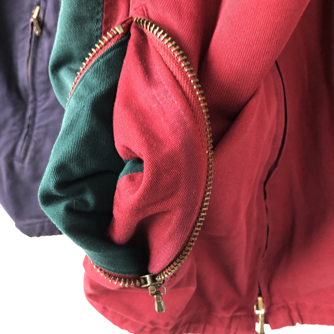 90'S GAP Old Gap Crazy Pattern Cotton Pullover Anorak Jacket, Men's XL (approx.) cotton Green type dark green Vintage Second Hand