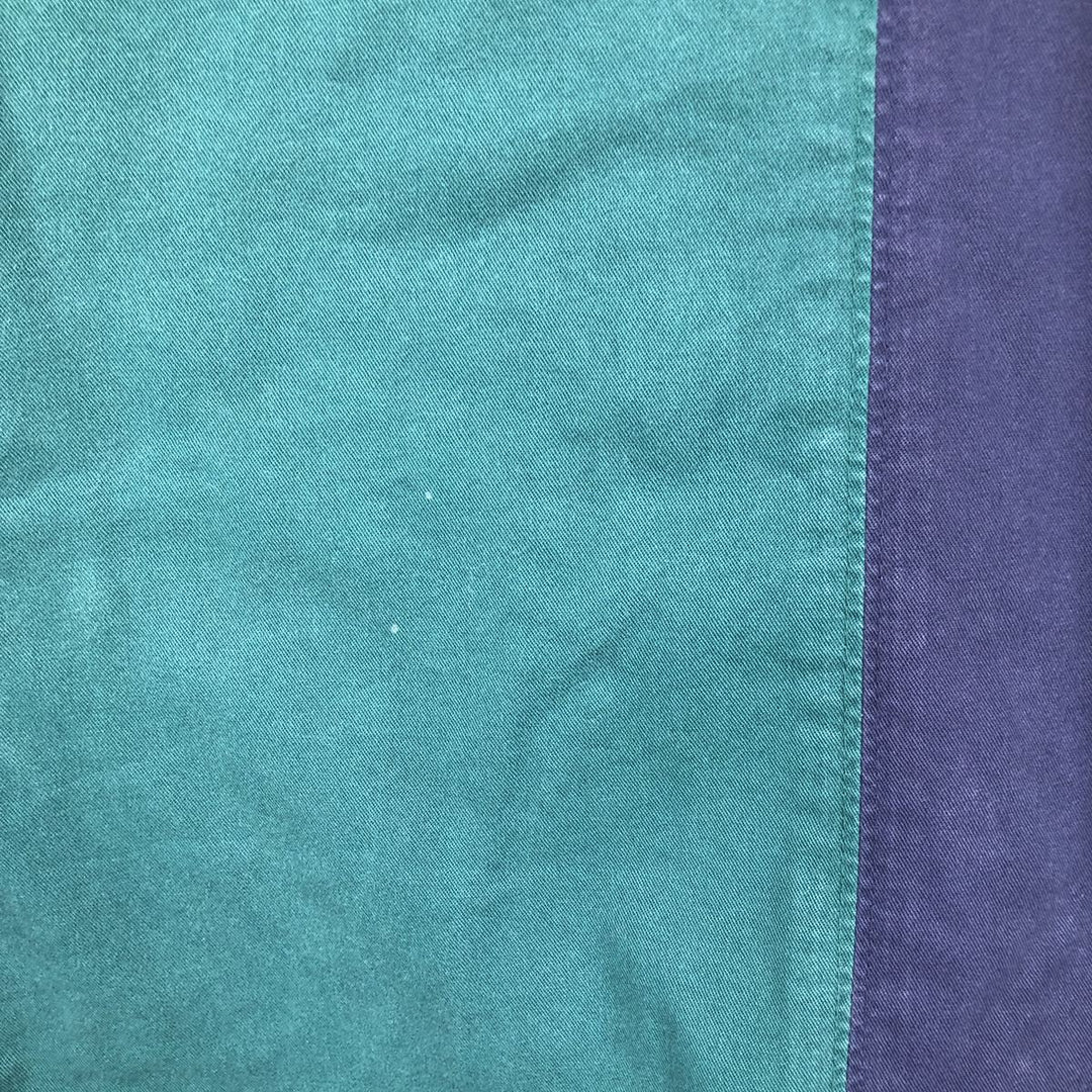 90'S GAP Old Gap Crazy Pattern Cotton Pullover Anorak Jacket, Men's XL (approx.) cotton Green type dark green Vintage Second Hand