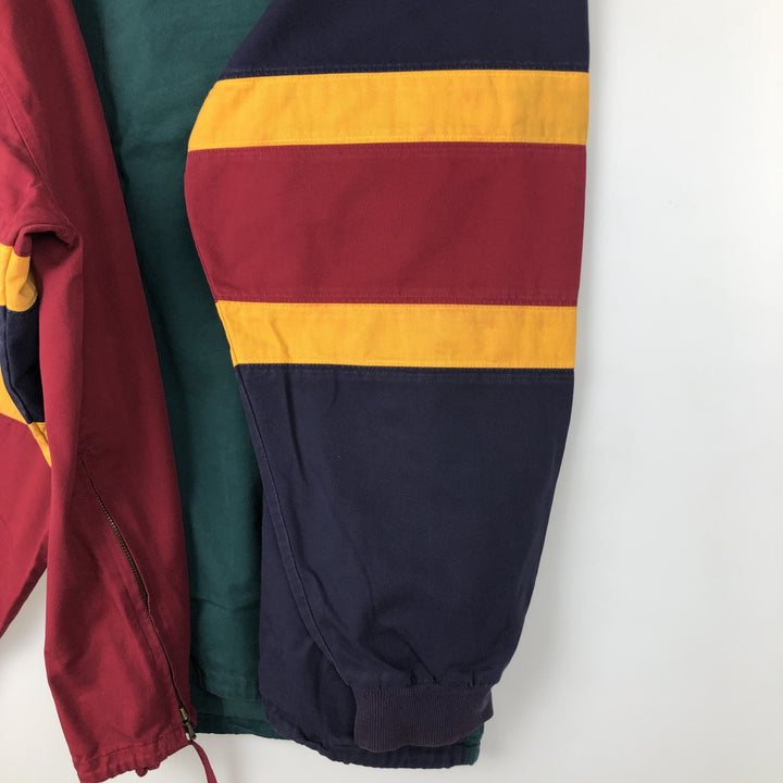 90'S GAP Old Gap Crazy Pattern Cotton Pullover Anorak Jacket, Men's XL (approx.) cotton Green type dark green Vintage Second Hand