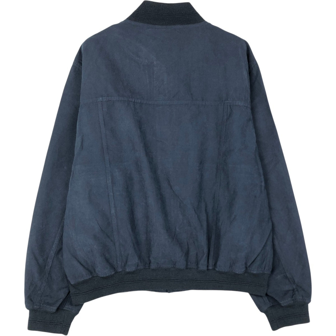 Ascot Sport LEADER JACKET (Balster Jacket, Blouson) - Men's XL equivalent. polyester navy blue type Vintage Second Hand