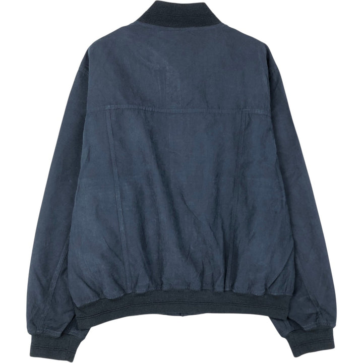 Ascot Sport LEADER JACKET (Balster Jacket, Blouson) - Men's XL equivalent. polyester navy blue type Vintage Second Hand