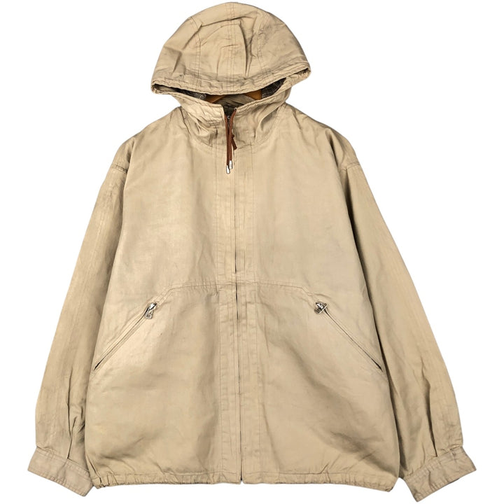 90'S Banana Republic cotton hoodie, men's size S equivalent, vintage. cotton Beige type Vintage Second Hand