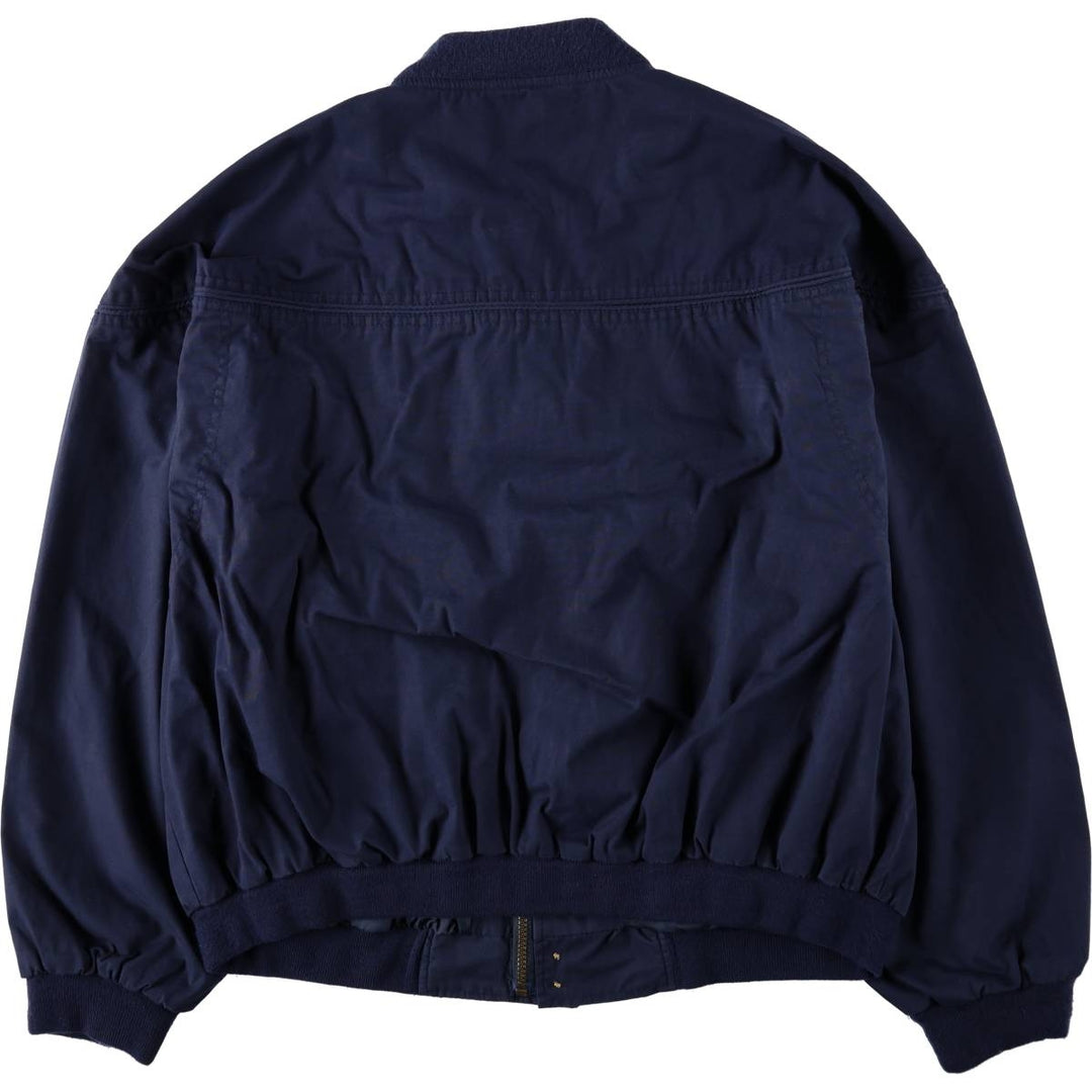 90'S Catalina Derby Jacket Cup Shoulder Jacket Men's XL equivalent cotton navy blue type Vintage Second Hand