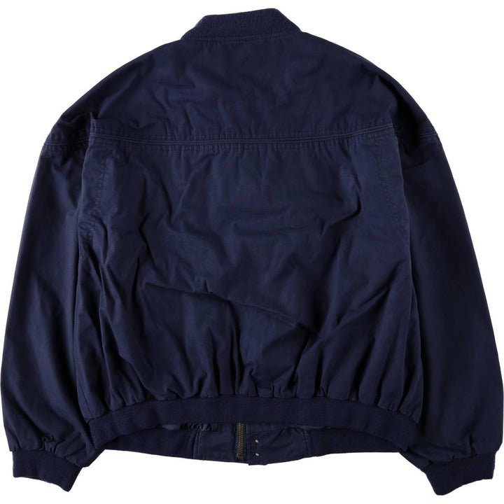 90'S Catalina Derby Jacket Cup Shoulder Jacket Men's XL equivalent cotton navy blue type Vintage Second Hand