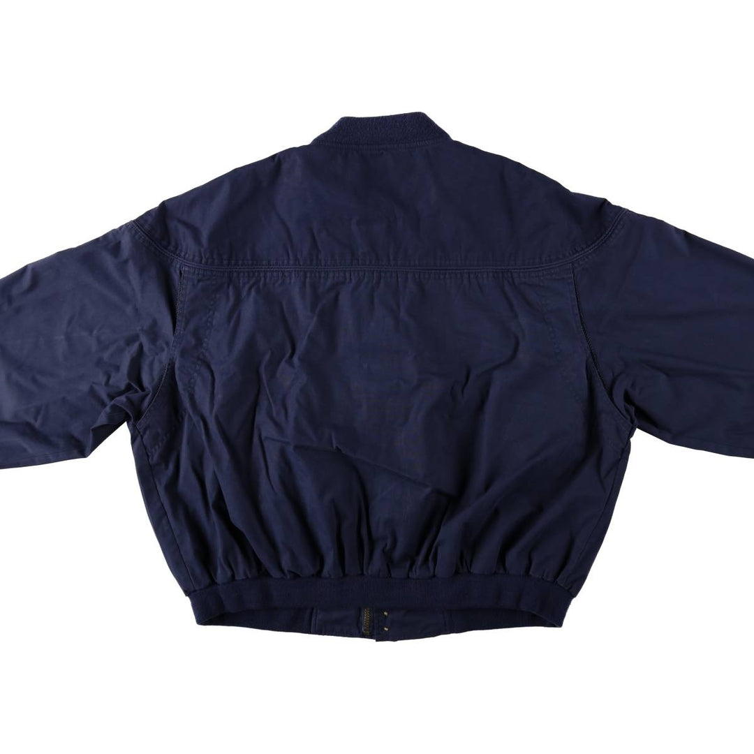 90'S Catalina Derby Jacket Cup Shoulder Jacket Men's XL equivalent cotton navy blue type Vintage Second Hand
