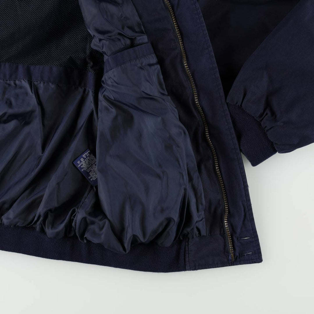 90'S Catalina Derby Jacket Cup Shoulder Jacket Men's XL equivalent cotton navy blue type Vintage Second Hand
