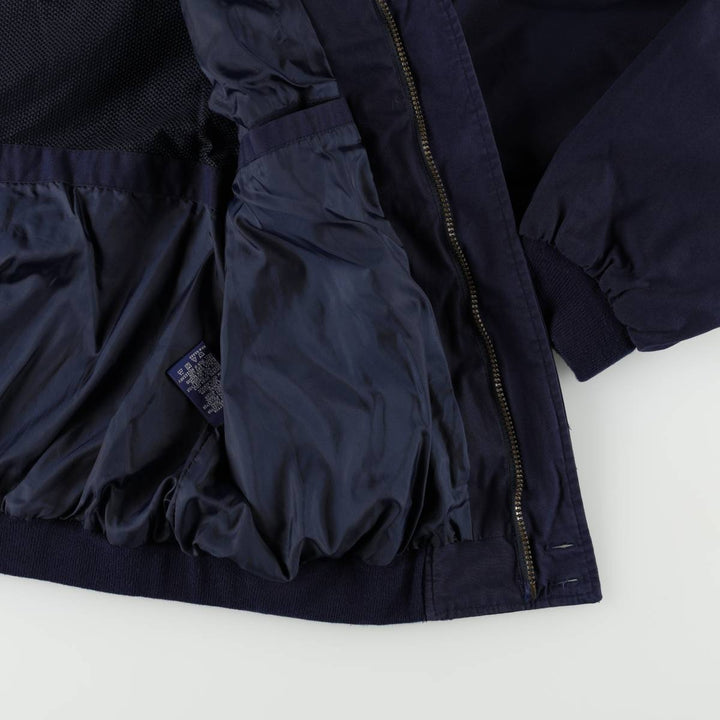 90'S Catalina Derby Jacket Cup Shoulder Jacket Men's XL equivalent cotton navy blue type Vintage Second Hand