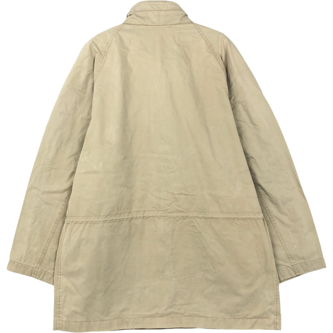 ~1990'S Burberry's Hunting Jacket, Men's Size XL (Vintage) cotton Khaki type beige Vintage Second Hand