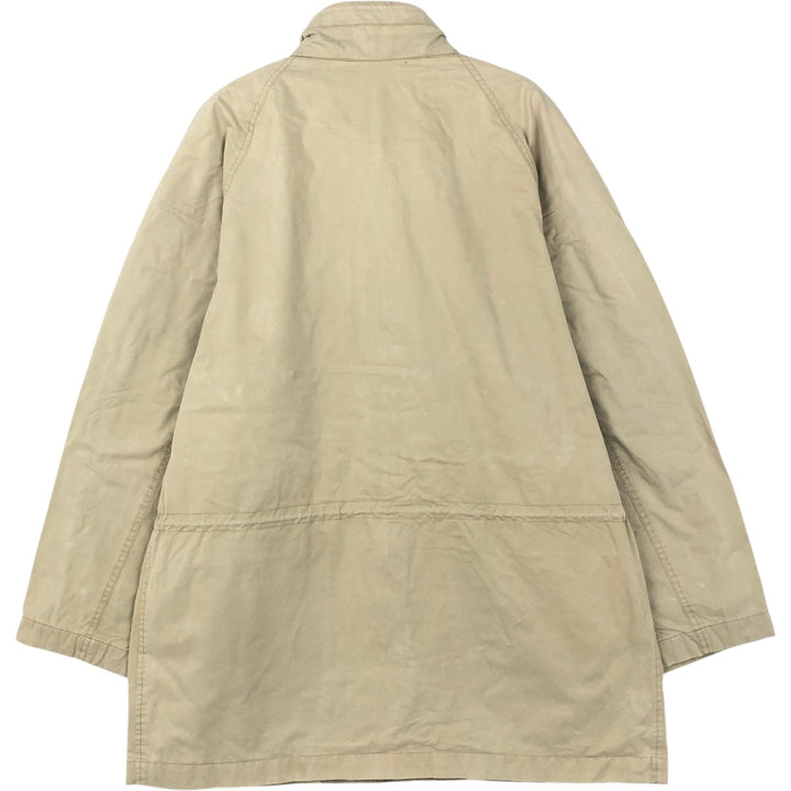 ~1990'S Burberry's Hunting Jacket, Men's Size XL (Vintage) cotton Khaki type beige Vintage Second Hand