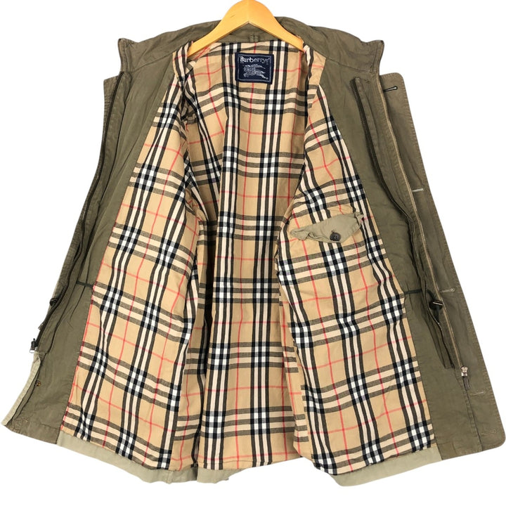 ~1990'S Burberry's Hunting Jacket, Men's Size XL (Vintage) cotton Khaki type beige Vintage Second Hand