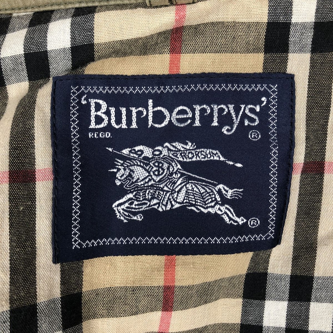 ~1990'S Burberry's Hunting Jacket, Men's Size XL (Vintage) cotton Khaki type beige Vintage Second Hand