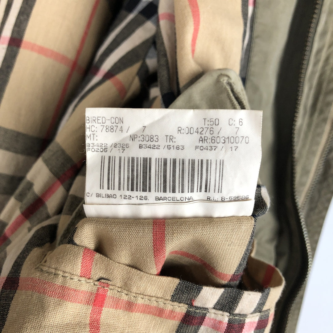 ~1990'S Burberry's Hunting Jacket, Men's Size XL (Vintage) cotton Khaki type beige Vintage Second Hand