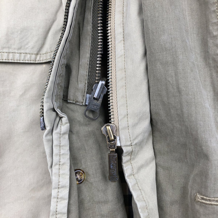 ~1990'S Burberry's Hunting Jacket, Men's Size XL (Vintage) cotton Khaki type beige Vintage Second Hand