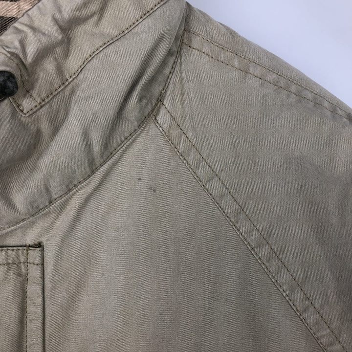 ~1990'S Burberry's Hunting Jacket, Men's Size XL (Vintage) cotton Khaki type beige Vintage Second Hand