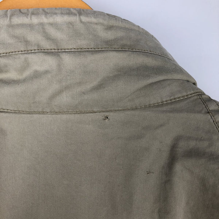 ~1990'S Burberry's Hunting Jacket, Men's Size XL (Vintage) cotton Khaki type beige Vintage Second Hand