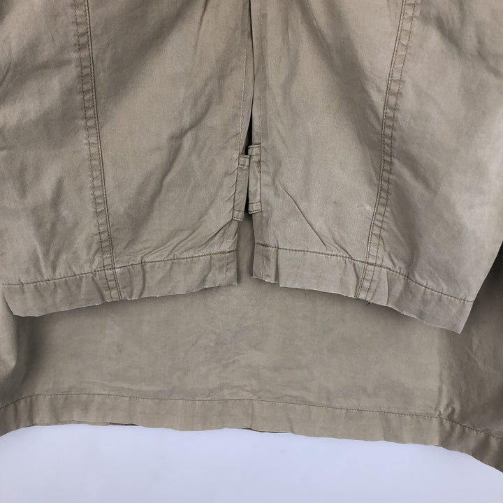 ~1990'S Burberry's Hunting Jacket, Men's Size XL (Vintage) cotton Khaki type beige Vintage Second Hand